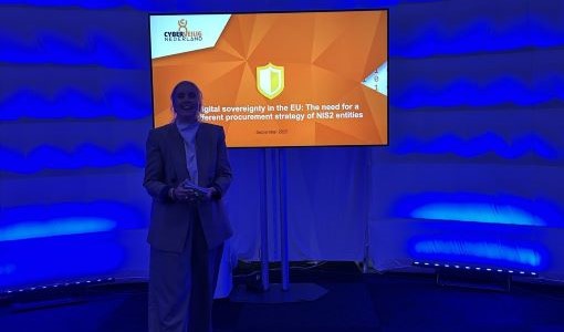 CVNL op het podium bij Cybersec