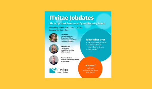 ITvitae organiseert Jobdates op 15 februari