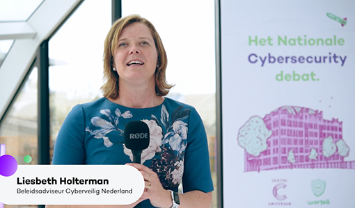 Liesbeth Holterman neemt deel aan nationale cybersecuritydebat